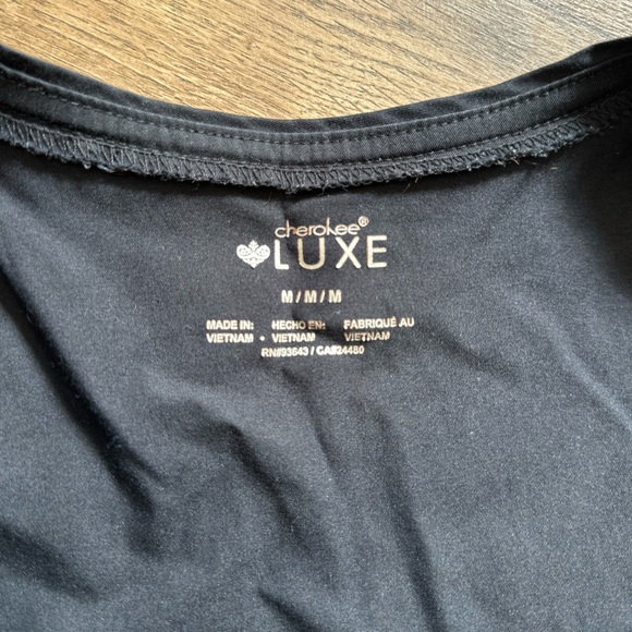 Cherokee Luxe Snap Button Scrub Jacket - Picture 3 of 3